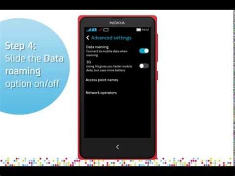 We create technology that helps the world act together. Nokia X: Turn off / on data roaming services - YouTube
