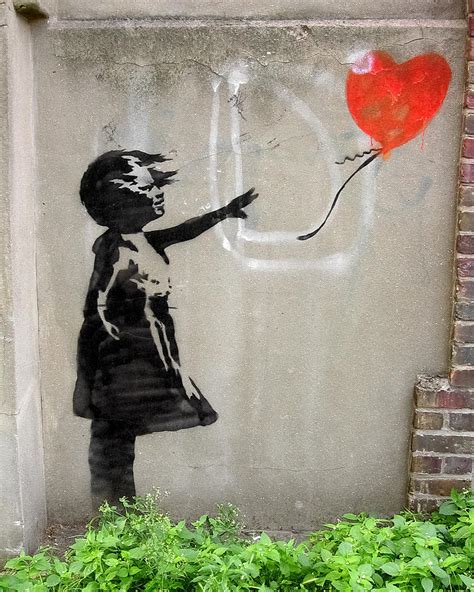 Banksy Street Art Balloon Girl Photograph By Gigi Ebert Fine Art America