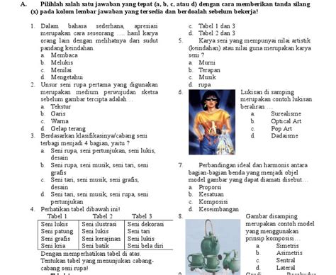 Soal seni budaya kelas 7 semester 2 kurikulum 2013. Soal Dan Jawaban Seni Musik Kelas X Semester 2 - Kumpulan ...