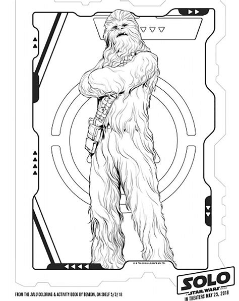 Star Wars Chewbacca Star Wars Kids Coloring Pages