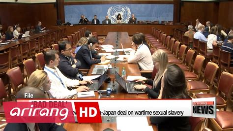 un panel calls for revising korea japan deal on wartime sexual slavery youtube