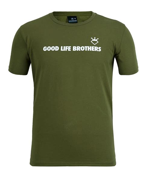 Classic Olive Green T Shirt Good Life Brothers