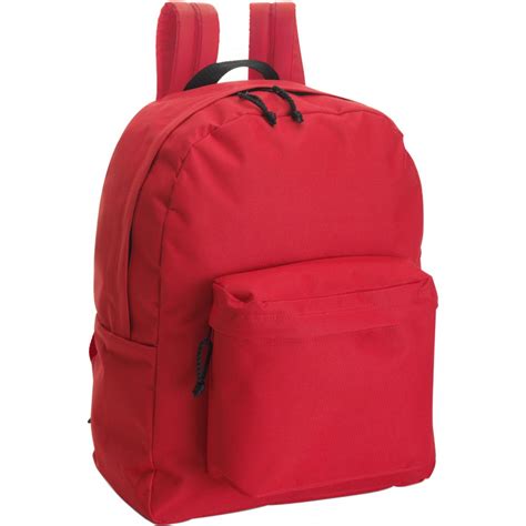 Printed Polyester 600d Backpack Red Backpacks