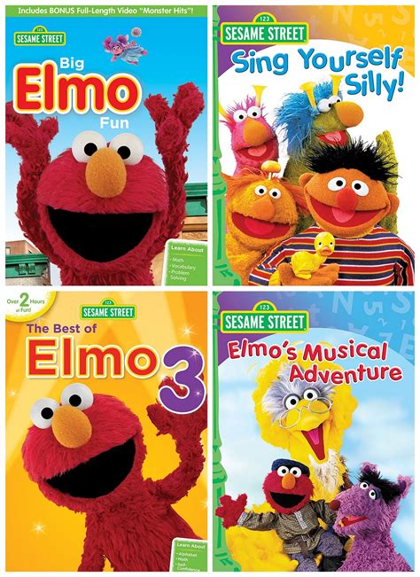 Best Buy Sesame Street Collection 1 4 Discs Dvd