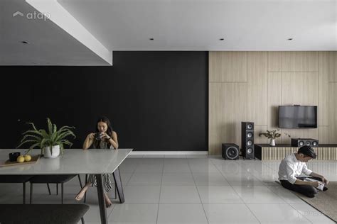 Minimalistic Zen Dining Room Living Room Condominium Design Ideas