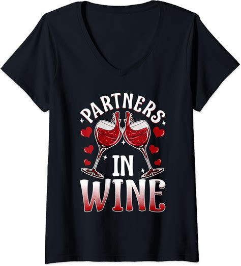 Womens Partners In Wine Funny Red Wine Drinking Best Friend