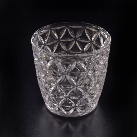 11 Oz Replacement Clear Glass Candle Holders With Star