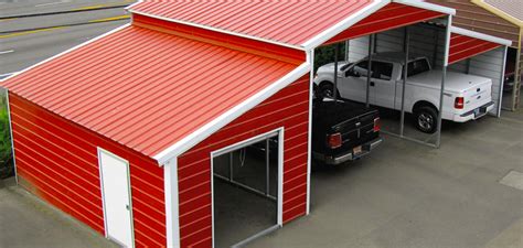 West Coast Metal Buildings Supplies Custom Carports Sheds And Barns