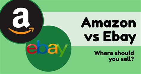 Selling On Amazon Vs EBay Where Can You Earn The Most