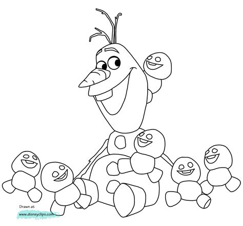 Olaf Coloring Pages To Print Coloring Pages