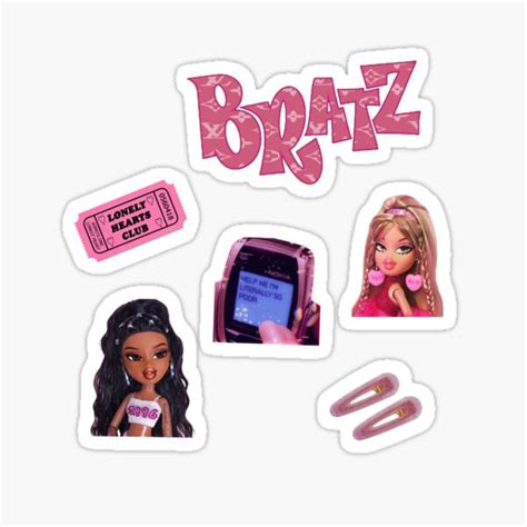 Pegatina Bratz Aesthetic Stickers De Magicbees Redbubble