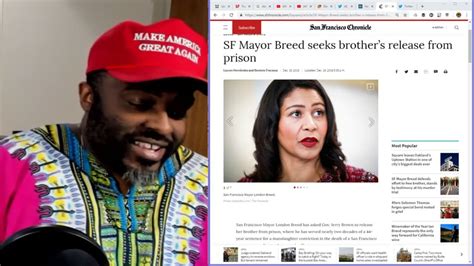 At the age of 43, she fulfilled her role as the mayor of the city and county of san francisco replacing late mayor mark farrell. San Francisco Mayor London Breed seeks Brother's release ...