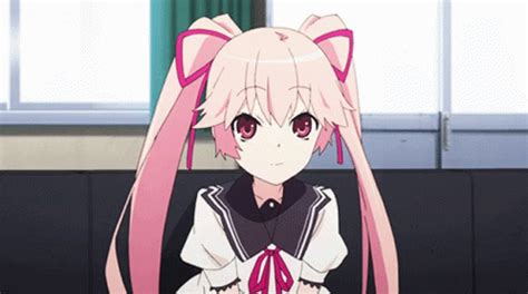 Cute Twin Tails GIF Cute Twin Tails Anime Discover Share GIFs