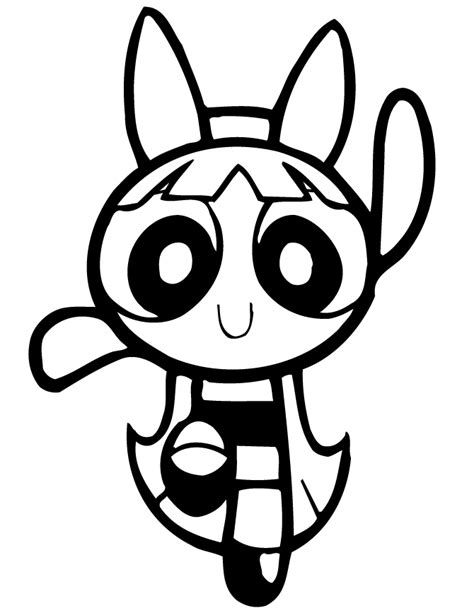 Powerpuff Girls Coloring Pages Buttercup Clip Art Library