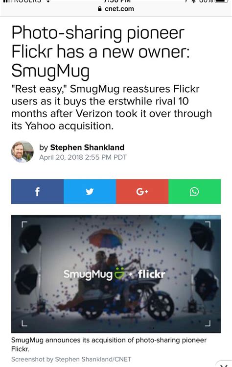 Smugmug Acquires Flickr John Piercy Flickr
