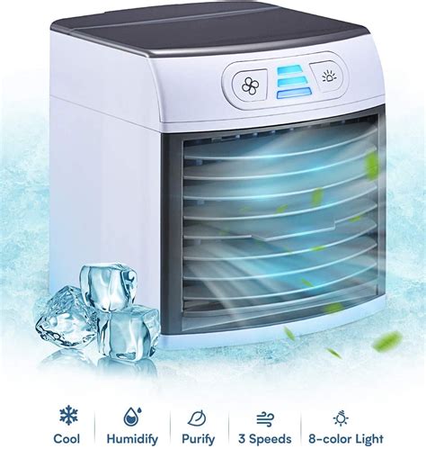 If you're looking for a flexible cooling solution that can be moved from room to room, portable air conditioners are the answer. Breezy Arctic Cooler Air Cooler Portable Fan Mini Air ...