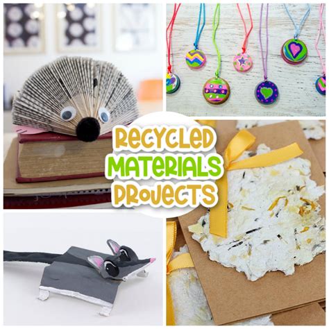 38 Recycled Materials Projects For Kids Natural Beach Living