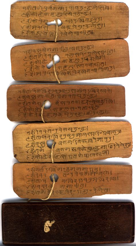 An Indic Palm Leaf Manuscript Please Help Identify It Columbia