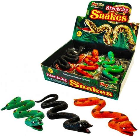45 Cm Jumbo Super Stretchy Snake Great T Party Toy Uk