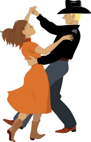 Country Western Dance Vector Art Stock Images Depositphotos