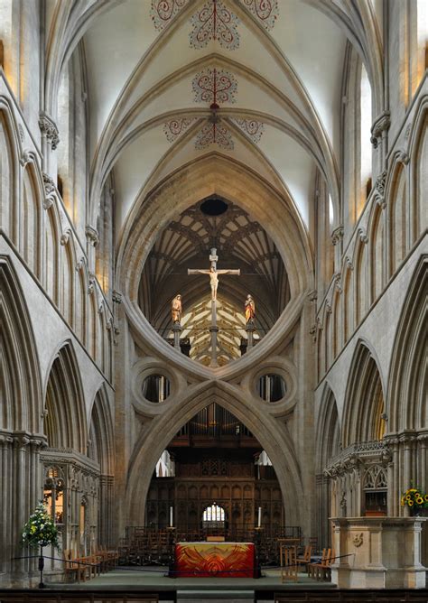 wells cathedral, scissor arches, 1338 | wells cathedral, wel… | Flickr