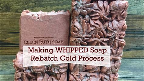 How To Make Whipped Soap Using Old Cold Process Shreds Rebatch Method Ellen Ruth Soap Youtube