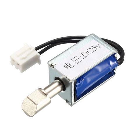 Uxcell Dc5v 04a Pull Type Mini Solenoid Electromagnet Open Frame Actuator Linear