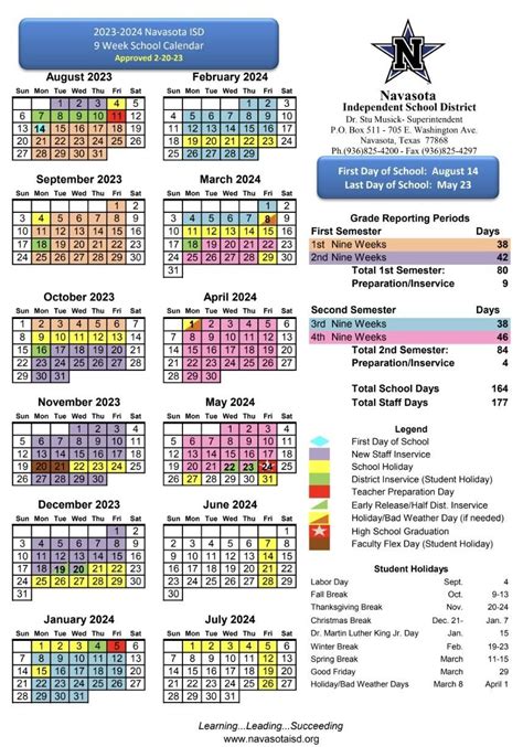 Nisd 2023 2024 School Calendar John C Webb Elementary