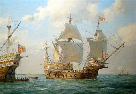 Henry Viiis Flagship Hms Mary Rose A 500 Ton Carrack Armed With 80 90
