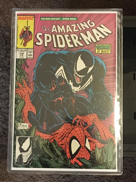 Amazing Spider Man 316 1st Cover Appearance Of Venom Cover By Todd