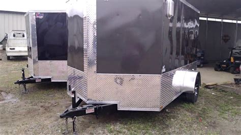 6x10 Enclosed Trailer Motorcycle Package Youtube