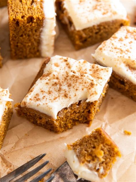 The Best Pumpkin Bars With Cream Cheese Frosting If You Give A Blonde