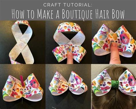 How To Make Paper Hyacinth Flowers Boutique Hair Bows Bows Diy