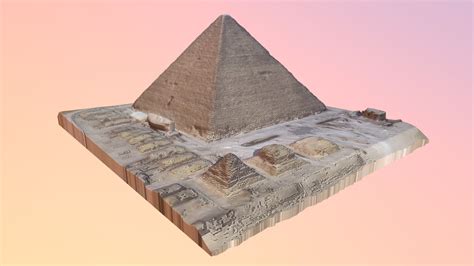Great Pyramid Of Giza Buy Royalty Free 3d Model By Théo Derory Theo Derory [c3cb6df
