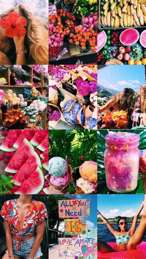 Summer Aesthetic Collage Summer Wallpaper Aesthetic Collage
