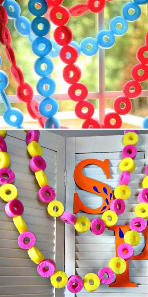 10 Exciting Christmas Decorations Created From Pool Noodles Amazing