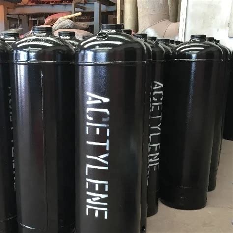 High Quality Industrial Gas Tank Dissolved 40l Acetylenec2h2 Gas