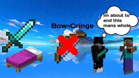 Pov You Won An Argue With Bow Spammer In Bedwars You Be Like Youtube