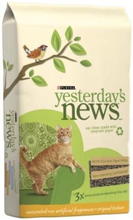 A sisal mat between the litter box and entrance keeps the litter from getting out. Yesterday'S News Cat Litter, 15-Pound bag only $1.23