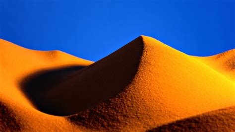 Fond Décran Paysage Colline Le Sable Ombre Jaune Désert Sahara