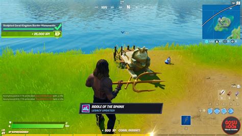 Fortnite Sculpted Coral Kingdom Border Monuments Map Locations