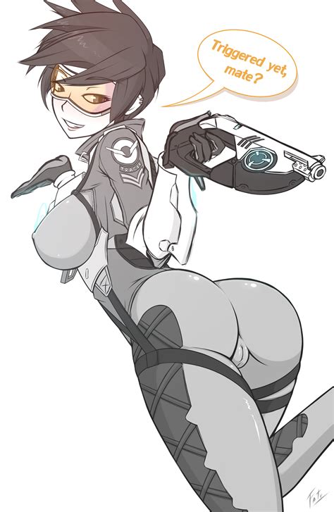 rule 34 ass breasts fatelogic female overwatch pussy ranged weapon tracer video games weapon