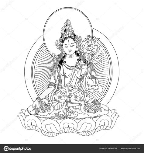 Lady Buddha Drawing