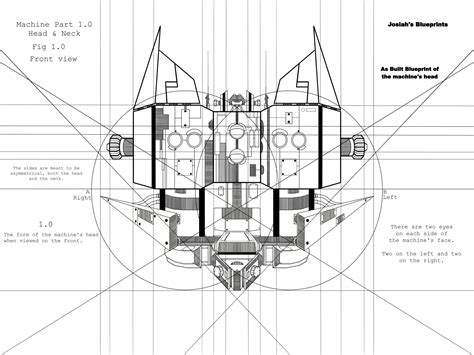 Artstation Concept Machine Blueprint No 10 Head And Neck