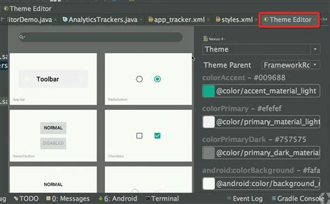 How To Open Theme Editor In Android Studio Stack Overflow
