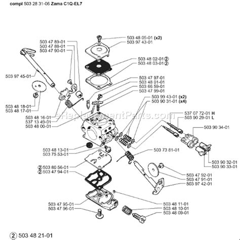 Husqvarna 55 Rancher Epa Parts List And Diagram 2004 01