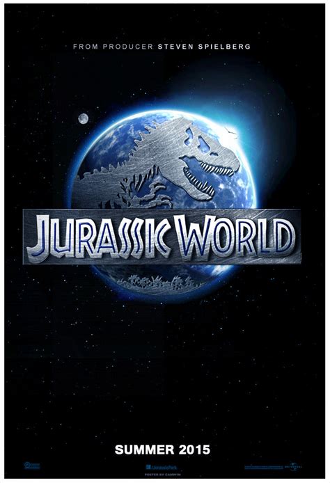 A Nice Fan Made Movie Poster For Jurassic World Rjurassicpark