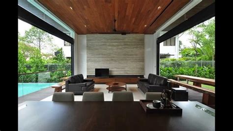 Stylish Bungalow Inspired Residence In Singapore Sunset Terrace House