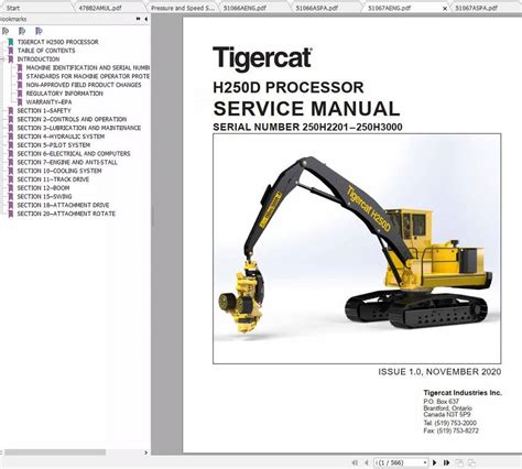 Tigercat Indexator Rotator Gv E Repair Manual