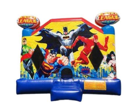 Justice League Bounce House Inflatable Rentals Pros